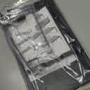 Expandable Cabinet Shelf Organizer Storage Spice Rack Shelves for Kitchen Stackable Adjustable Pantry Cupboard Bathroom Countertop Desktop(1Pack/Black/Large-with Hole)