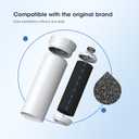 GLACIER FRESH Water Filter Compatible with XWFE (Built-in CHIP), Replacement for GE XWFE, XWF Refrigerator Water Filter NSF/ANSI 42 Certification Pack of 1