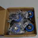 Stem Caster Wheels 2 inch Heavy Duty, Swivel Threaded Stem Mount Casters Set of 4 with American Size UNC 5/16"-18 x 1