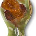 Luxury Handmade Multi Green Calcite Crystal Spoon Rest for Kitchen Counter, Best Spatula Holder for Kitchen Accessories & Housewarming Gifts