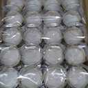 Tanlade 60 Pcs 3 oz Clear Plastic Jars with Lids Wide Mouth Mason Jars Mini Storage Containers Bulk for Herb Jelly Wedding Valentine Favors Shower Party Favors(Gold)