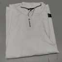 JMIERR Mens Muscle Slim T Shirts Texture V Neck Longline Henley Gym Workout Athletic Tee Shirt XL