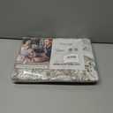 PURRUGS Vintage Farmhouse Boho Throw Rug 2x3 ft, Non-Slip Machine Washable Rug, Accent Oriental Area Rug for Entryway, Kitchen, Bedroom, Living Room and Dining Room, Taupe/Vanilla