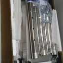 Mophorn 24x18x34 Inch Stainless Steel Work Table 3-Stage Adjustable Shelf with 4 Wheels Heavy Duty Commercial Food Prep Worktable with Brake for Kitchen Prep Work