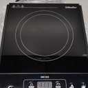 Mueller RapidTherm Portable Induction Cooktop, 1800W Hot Plate Electric Stove Top Burner. 8 Temp Levels, Auto-Off & Pot Detection, LED Display, Child Lock, 4 Programs, Burners for Cooking