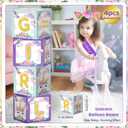 Unicorn Birthday Decorations, Unicorn Rainbow Balloon Arch Decorations Kit with Happy Birthday Banner, Dreamy Cake Topper, Tablecloth and Headband for Girl Party Supplies