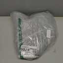 Amazon Basics Non-Slip Cotton Bath Mat, 100% Cotton Absorbent, Machine Washable, 31" L x 20" W, Bright White