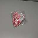 Valentine's Day Dog Collar with Bow Red and Pink Heart Printed Adjustable for Large Dogs, Durable Metal Buckle