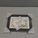 Americanflat 5x7 Picture Frame in Black Set of 2 - Displays 4x6 With Mat and 5x7 Without Mat - Composite Wood with Shatter Resistant Glass - Horizontal and Vertical Formats for Wall and Tabletop