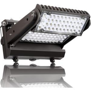 Rotatable LED Wall Pack Light with Dusk to Dawn Photocell, 120W 16800LM 600-800W HPS/HID Equiv., 5000K Daylight ETL Commercial Outdoor Security Lighting for Warehouse, Entrance, Parking, Garage