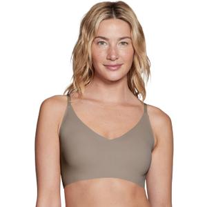 True & Co Women's Skinny Strap Plunge Bralette (Large)