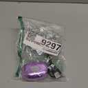 Ultra Open Ear Headphones Bluetooth 5.3 Wireless Clip On Earbuds with Digital Display Charging Case 60 Hours Playtime Sport Earphones Built-in Mic IPX7 Waterproof for Running Fitness Purple