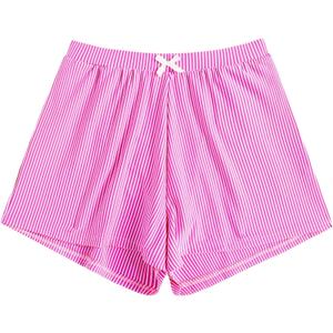 ZAFUL Women's Swim Shorts High Waisted Bow Gingham Floral Print Boyshorts Bathing Suit Swimsuit Bottoms Board Shorts (S)