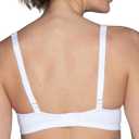 Vanity Fair Women's Bra with 2-Way Convertible Straps, Body Caress Full Coverage, Lightly Lined Cups Up to Dd (White, 38B)
