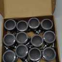 12 Pcs 2 Inch M8 Threaded Caster Office Chair Replacement Wheels Bulk Height Adjustable Lockable Swivel Caster for Chair Standing Mobile Desk Luggage Accessories