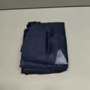 MIULEE Navy Blue Sheer Curtains 84 Inches Long, 4 Panels Set, Light Filtering Rod Pocket Voile Drapes Window Treatments, Semi Transparent Airy Fabric for Bedroom and Living Room, 42 x 84 Inches