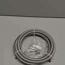 Refrigerator Ice Maker Water Line Kit - 10' Braided Stainless Steel Fridge Water Line with 1/4" Compression Fittings Pex Tubing Core and Water Splitter