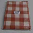 misaya Rectangle Waterproof Vinyl Table Cloth, Buffalo Flannel Backed Tablecloth, Wipeable Plastic Table Cover for Dinner, Kitchen, Outdoor (60" x 102", Aquamarine and White)