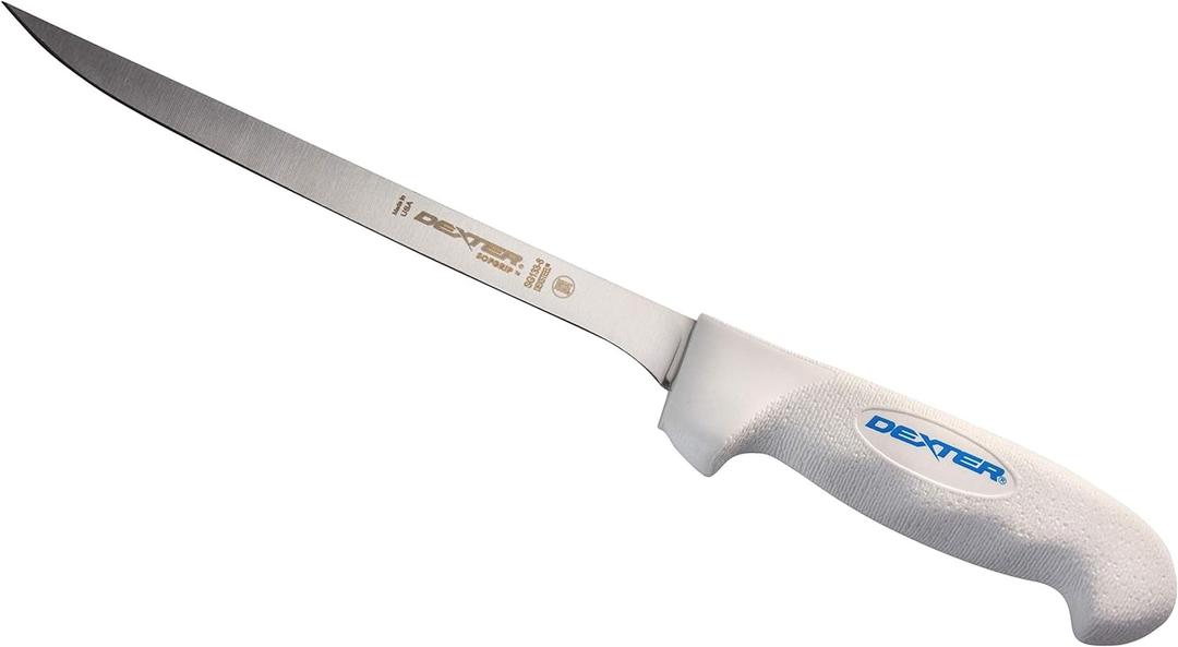 Dexter Outdoors SOFGRIP Flexible Fillet Knives with Sheath (Grey/Silver)