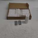 Amagic Pure White Flameless Candles, Battery Operated Candles, Acrylic Flickering LED Pillar Candles with Remote Control and Timer, 3D Wick, Yellow and Blue Glow, D2.2 xH5 6" 7", Set of 9