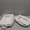 TUZIANAN Easter Basket Empty,Large Easter Egg Basket for Kids Gifts Baskets Cute Foldable Waterproof Lining Collapsible Organizer with Handles for Home Closets Shelf Offices,Bedrooms,Dorm