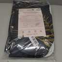 Black Gold Shower Curtain Sets with Rugs, Mid Century Modern Bathroom Decor