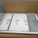 TETOTE Brushed Nickel Mirror for Bathroom Sink 24" x 32" Beveled Frame Brushed Nickel Vanity Rectangle Mirror for Bathroom Wall, Modern Farmhouse, Tempered Glass, Shatterproof, Stronger Frame