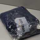 H.VERSAILTEX Navy Bath Mat for Bathroom, Microfiber Bath Rugs Chenille Floor Mat Ultra Soft Washable Bathroom Dry Fast Water Absorbent Bedroom Area Rugs, 24 x 42 - Inch