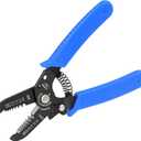 VCELINK Precision Wire Stripper and Cutter with Safety Lock, Wire Stripping Cutting Tool for 10-22 AWG Solid and Stranded Wires