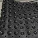 Yimobra Non Slip Bathtub Mat 40 x 16 Inch, Extra Long Shower Mat with Drain Holes, Machine Washable Baby Bath Mats, Strong Suction Cups for Bathroom Floor, Black