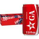 2 x Coca-Cola Soda Soft Drink Fridge Pack Mini Cans, 7.5 fl oz, 10 Pack (EXP 05/25/26)