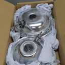 GE Drip Pans and Stove Burner Element Unit Set, Perfectly Fit WB30M1 & WB30M2 -Replacement for GE Hotpoint Stove Top