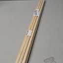 10 PCS Birch Wooden Dowel Rods 24 Inch - Unfinished Long Wood Rod 24" x 1/2" Wooden Dowels for Crafts Sticks 24 inch Birch Craft Supplies & Materials for DIY Projects (1/2" x 24" (10pcs))