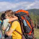 Personal Safety Alarm Keychain - 140dB Loudest Siren & Strobe Light, Rechargeable Security Alarm for Women, Men, Kids, Elderly - Self Defense Emergency Device (Aqua) (Rechargeable- Sky Blue( 2025 Version ))