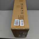 RUSTOWN Farmhouse Medicine Cabinet with 2 Barn Door, Wood Wall Mounted Storage Cabinet with Adjustable Shelf and Towel Bar, 3-Tier Bathroom Cabinet for Bathroom, Living Room(Vintage White, Medium)