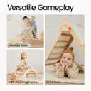 Tiny Land 3-in-1 Montessori Climbing Set, Natural