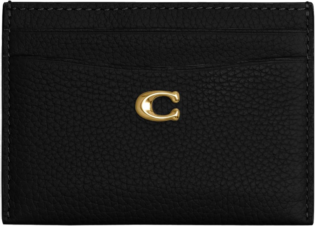 Coach Essential Card Case (One Size, Black)