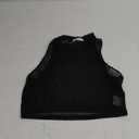 Avidlove Women's Mesh Sheer Tank Tops See Through Sleeveless Crop Tops Party Rave Clubwear Medium, Black 