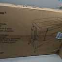ANGELBLISS 3-in-1 Baby Bassinet, Rocking Bedside Bassinet, Dark Grey, Crib