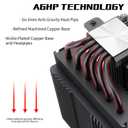 Thermalrlght Peerless Assassin 120 Black CPU Air Cooler, 6 Heat Pipes,Dual 120mm TL-C12B PWM Fan, Aluminium Heatsink Cover, AGHP 4.0 Technology, for AMD AM4 AM5/Intel LGA 1700/115X/1851/1200/2066/2011