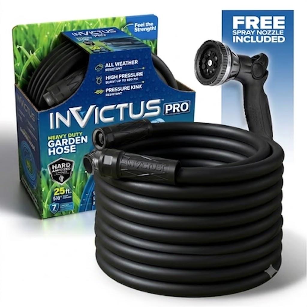 KOTTO Expandable Garden Water Hose, 10 Spray Nozzles, Anti-Rust Solid Brass Connector, Lightweight No-Kink Flexible - Black 150ft