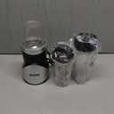 Ganiza Smoothie Blender, 900W Blenders for Shakes and Smoothies, 15-Piece Personal Blender and Grinder Combo for Kitchen, Smoothies Maker with 4 BPA-Free Portable Cup, Nutritious Recipe (Black)