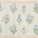 Loloi Chris Loves Julia Clove Ivory/Lt. Blue 1'-9" x 2'-10" Bath Mat