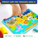 Clever Fox Play Busy Book for Toddlers 1-3 Year-Old – Baby Busy Board Book – Montessori Felt Activity Board for Learning Fine Motor Skills, Car Airplane Travel Toy – Birthday Gift for Kids Ages 1+