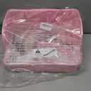 12Pcs Rabbit Litter Box for Cage, Bunny Potty Trainer Corner Guinea Pig Plastic Square Grate Toilet Pet Bedding Litter Box for Small Animal Ferret Hamster Hedgehog (Pink)