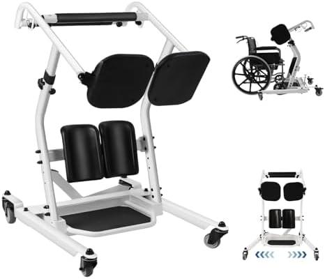 Sit to Stand Patient Lift for Elderly, Stand Assist Lift Aid for Home Care Use, Elderly Lift Assist Transfer Device, Transport Chair Stand Assist for Seniors, Adults & Disabled