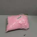 LIFEREVO 2 Pack Shaggy Plush Faux Fur Pillow Shams Fluffy Decorative Pillowcases Zipper Closure (Standard, Pink)