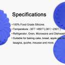 Jiareally Silicone Large Flower Cake Mould for Chocolate Jello Candy Silicone Baking Molds for Cakes,9 inch Non-Stick Fluted Tube Cake Pans