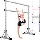 Adjustable Ballet Barre,Portable Dance bar,Fitness Equipment for Dance & Balance Excercise,Super Sturdy for Balance Workout,Weight Limit 250 LBS