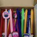 24 Pcs Cute Pens Cartoon Funny Pen Writing Kawaii Ballpoint Retractable Black Ink Birthday Party Gifts for Kids Students Office Supplies School Stationery(Birthday)